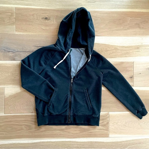 ROOTS Charcoal Gray Zip Up Hoodie - Picture 1 of 9